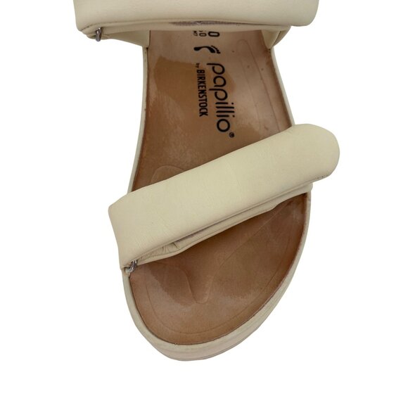 Papillio Birkenstock Womens Beige Platform Sandals Size 40 EU L9 M7 Portugal - Picture 5 of 7